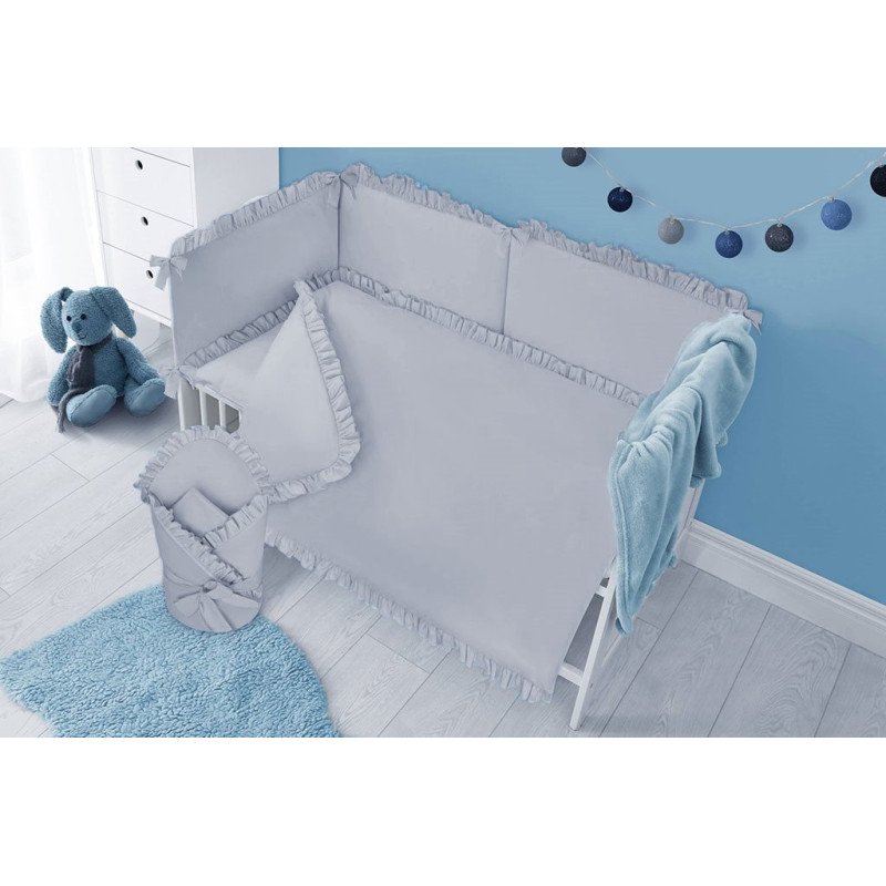 5-dielne posteľné obliečky Belisima PURE 90/120 blue