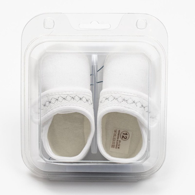 Dojčenské capačky New Baby biela 3-6 m