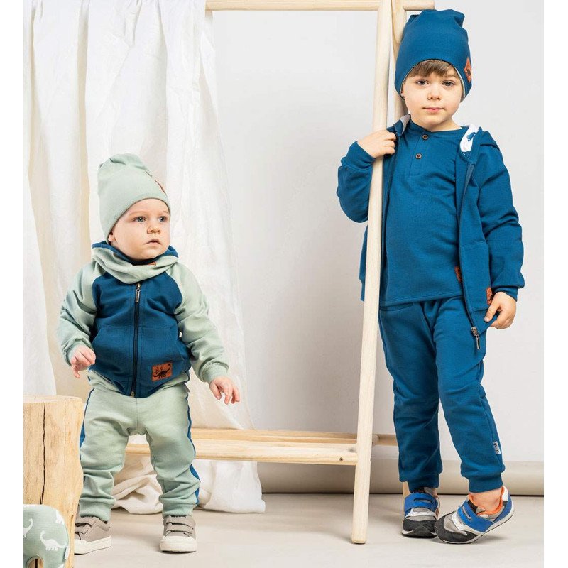 Dojčenská čiapočka Nicol Ivo modrá