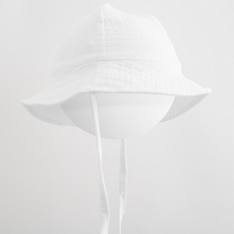 Dojčenský mušelínový klobúčik New Baby Elizabeth