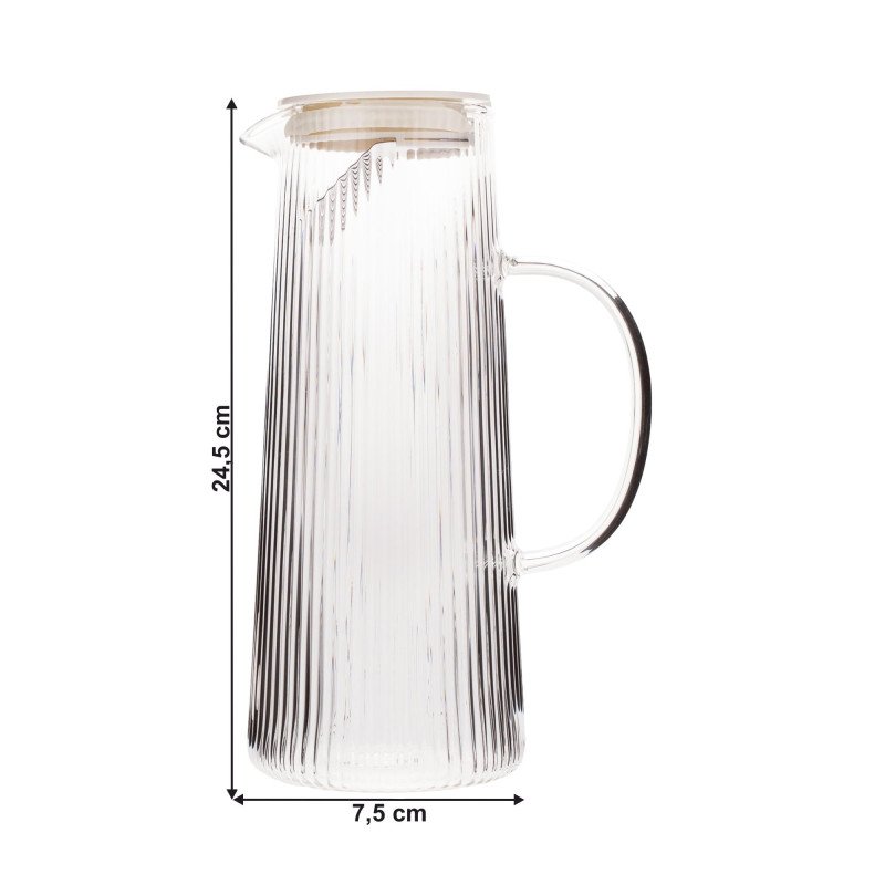 Kondela Džbán na vodu/na víno, 1270 ml, číra, MATY
