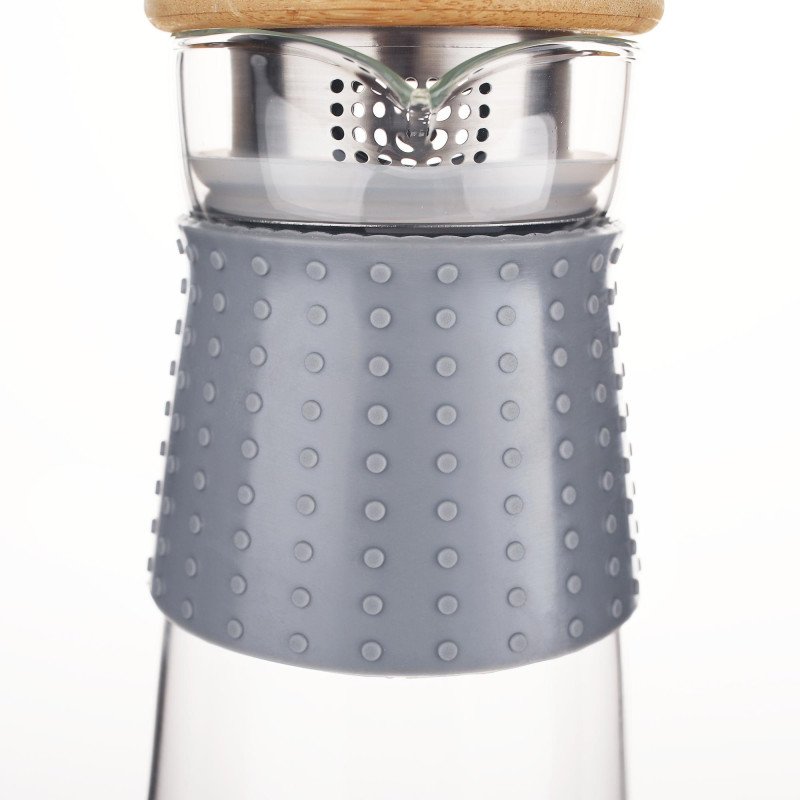 Kondela TEMPO-KONDELA GLAZO, karafa na vodu/čaj, 1200 ml, s viečkom a sitkom