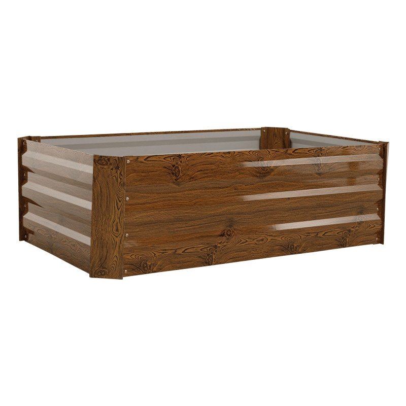 Kondela Vyvýšený záhon, hnedý, oceľ, NONKY TYP 4