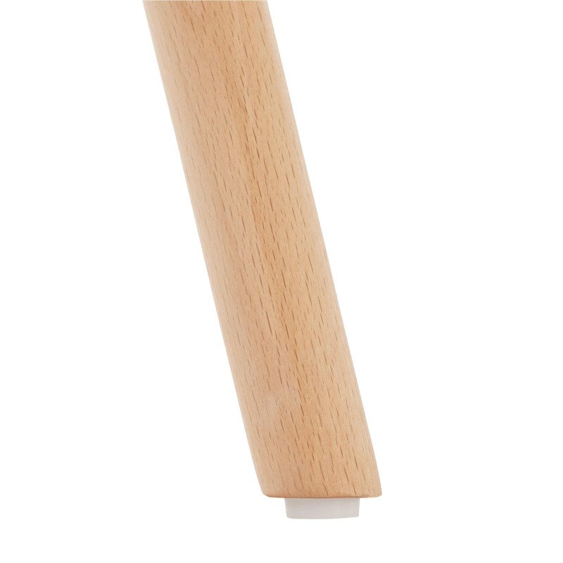 Kondela Jedálenský stôl, biela/buk, priemer 90 cm, GAMIN 2 NEW 90