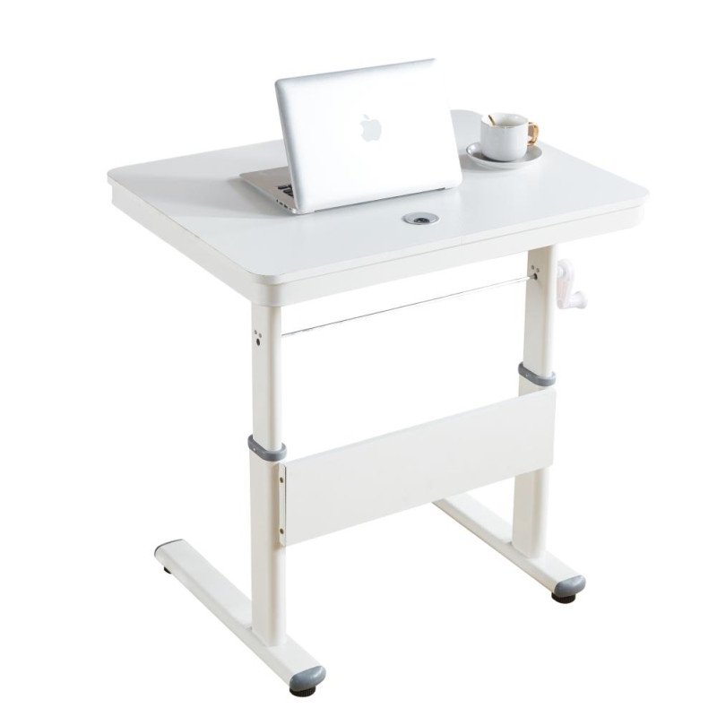 Kondela Rastúci písací stôl, biela, JANIS