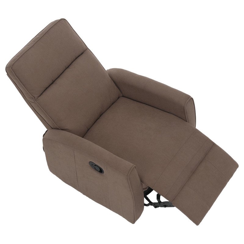 Kondela Relaxačné otočné kreslo, sivohnedá Taupe, MEKENZI