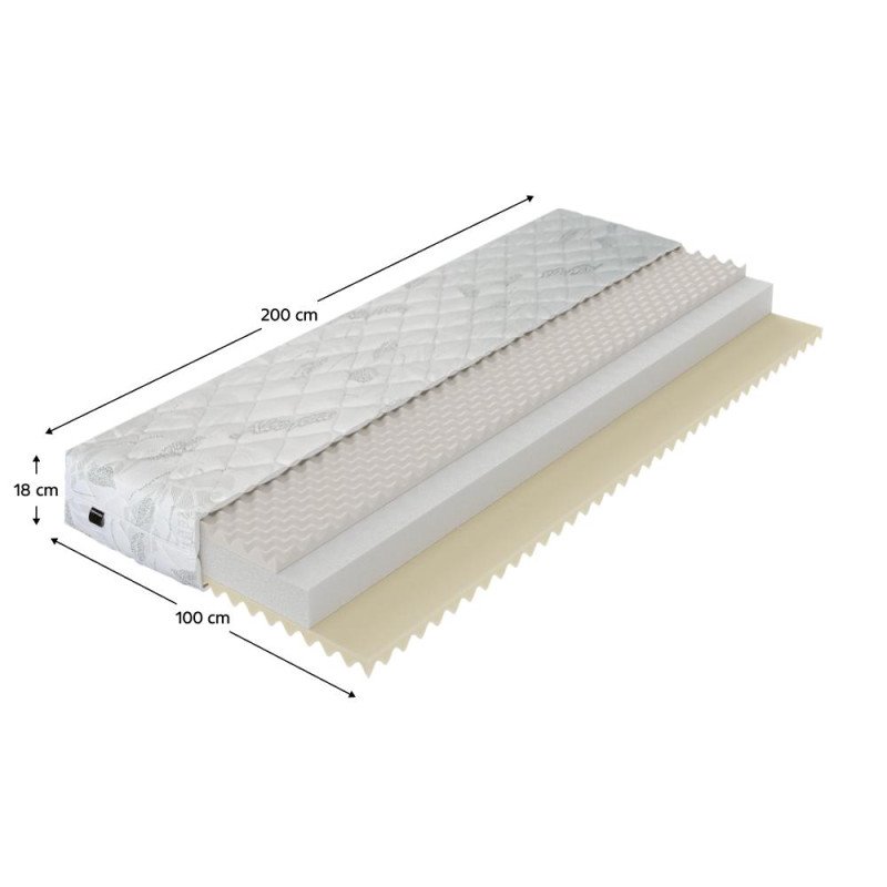 Kondela Matrac, penový, 100x200, LEJSA