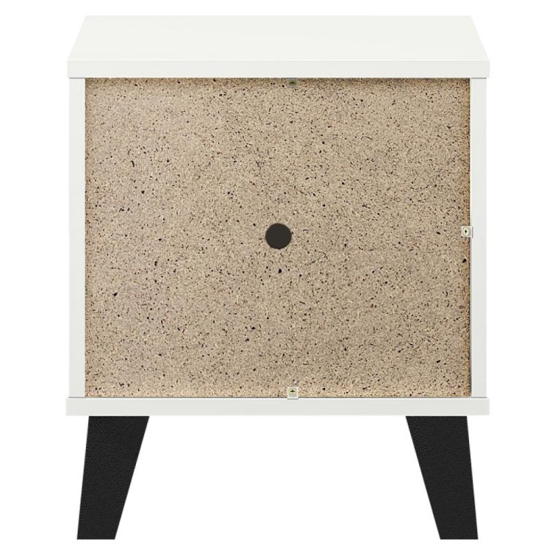 Kondela Nočný stolík, biela, BOGAN 1S