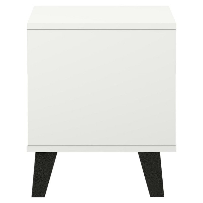 Kondela Nočný stolík, biela, BOGAN 1S