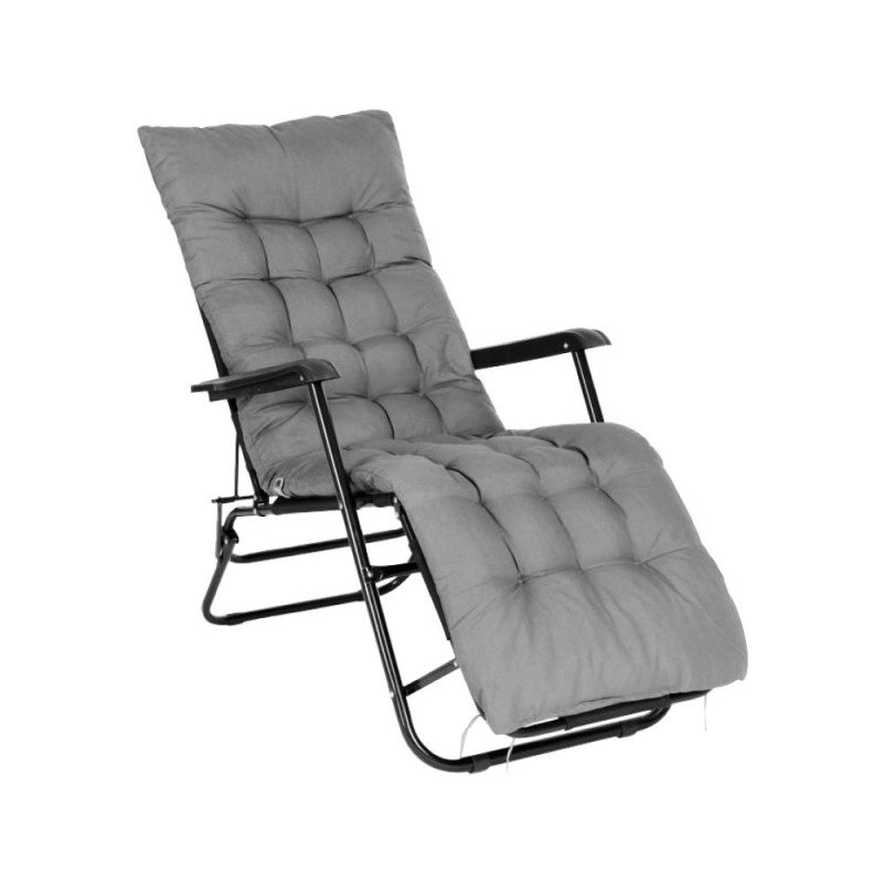 Kondela Vankúš na záhradné lehátko, sivá, GAREN NEW