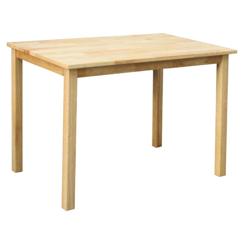 Kondela Jedálenský set 1+4, masívne drevo, prírodná, LOAK