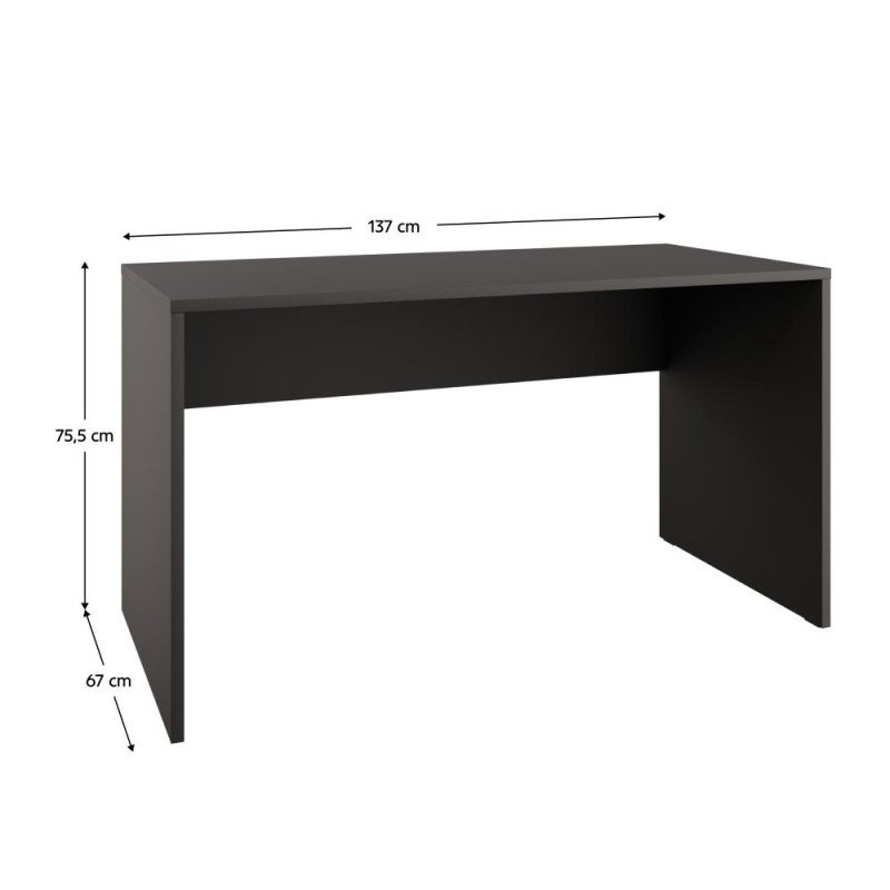 Kondela PC stôl, antracit, ADAPO ADP03