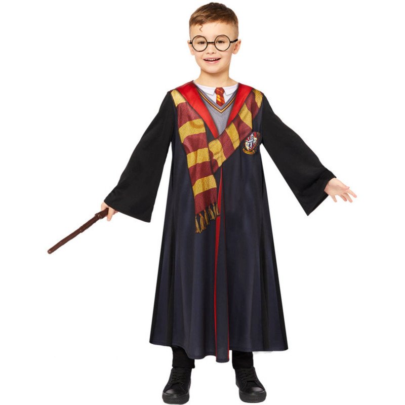 KARNEVAL Šaty Harry Potter DLX vel. M (116-128cm) 6-8 let KOSTÝM