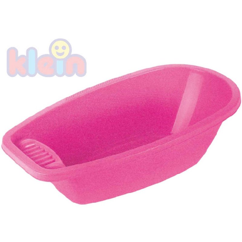 KLEIN Vanička samostatná růžová pro panenku 50cm miminko plast