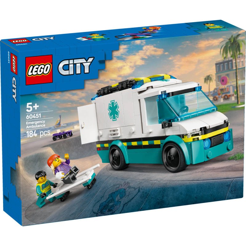 LEGO CITY Auto sanitka 60451 STAVEBNICE