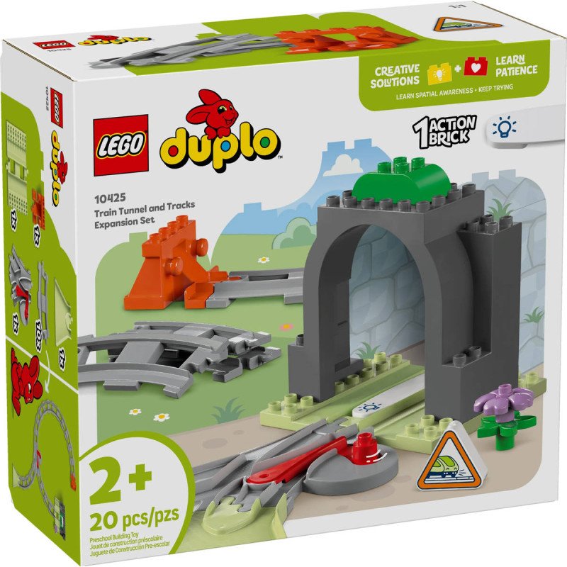 LEGO DUPLO Železniční tunel a koleje (rozširující sada) 10425 STAVEBNICE