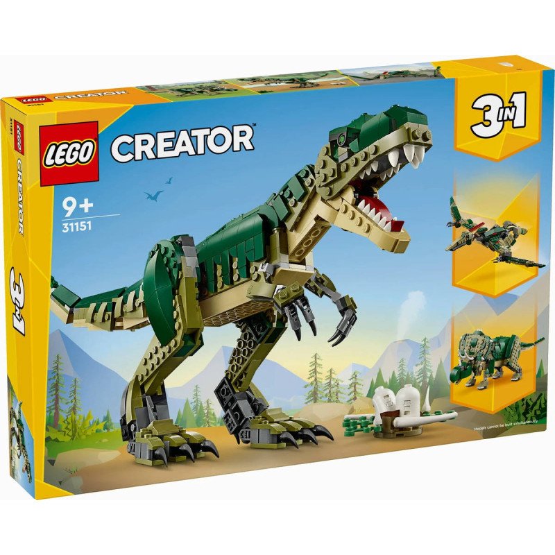 LEGO CREATOR Dinosaurus T-Rex 3v1 31151 STAVEBNICE