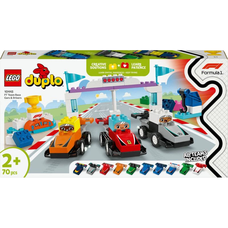 LEGO DUPLO Auta a ridiči F1 10445 STAVEBNICE