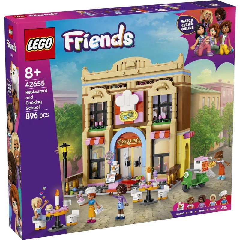 LEGO FRIENDS Restaurace a škola varení 42655 STAVEBNICE