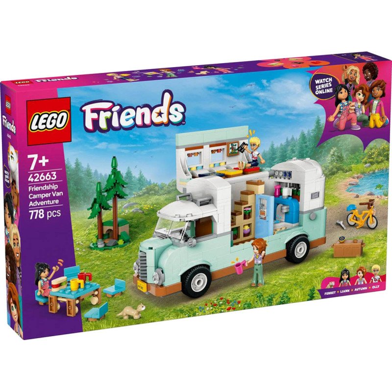 LEGO FRIENDS Dobrodružství s karavanem prátelství 42663 STAVEBNICE