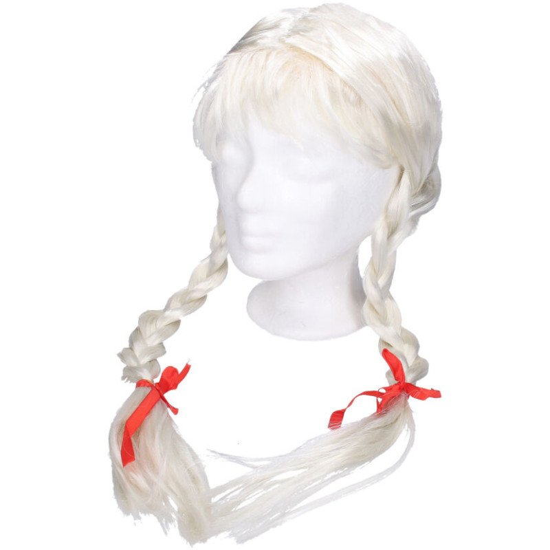 KARNEVAL Paruka blond s copánky KARNEVALOVÝ DOPLNĚK