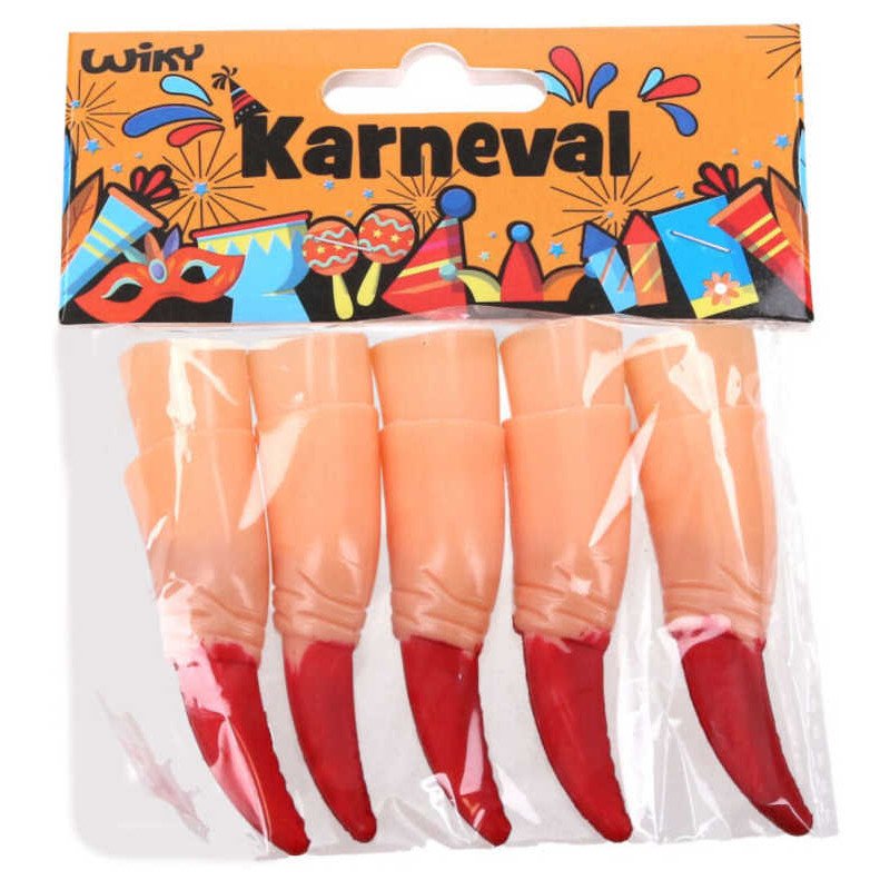 KARNEVAL Prsty čarodějnické set 10ks KARNEVALOVÝ DOPLNĚK