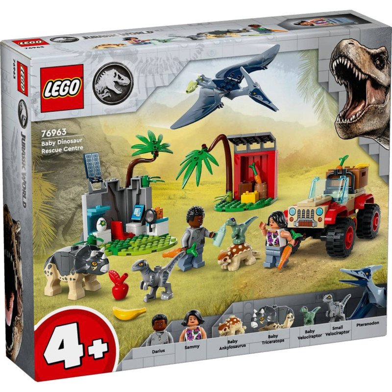 LEGO JURASSIC WORLD Záchranárské stredisko 76963 STAVEBNICE