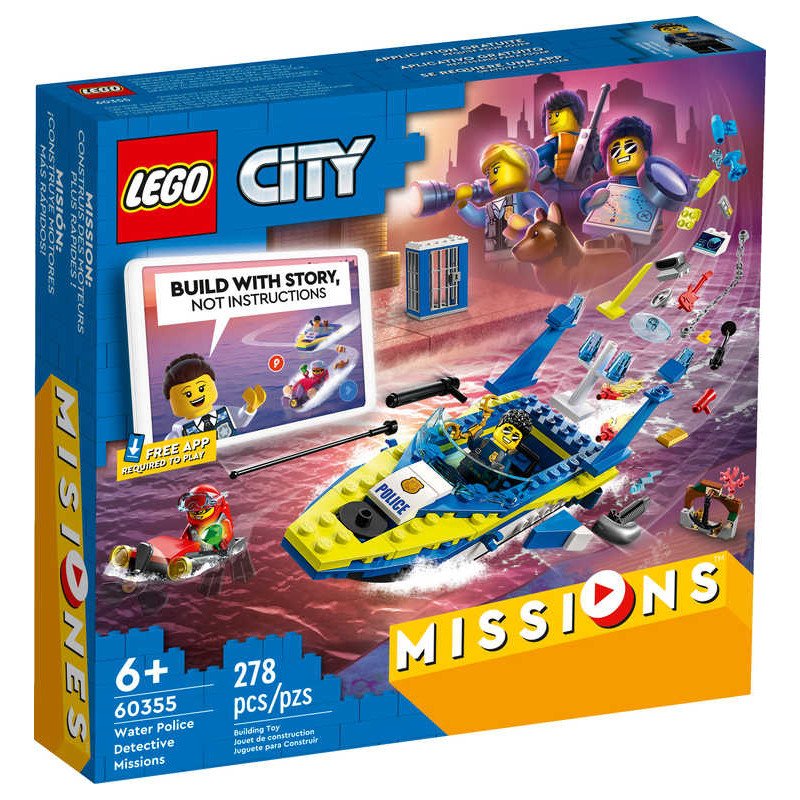 LEGO CITY Mise detektiva pobrežní stráže 60355 STAVEBNICE
