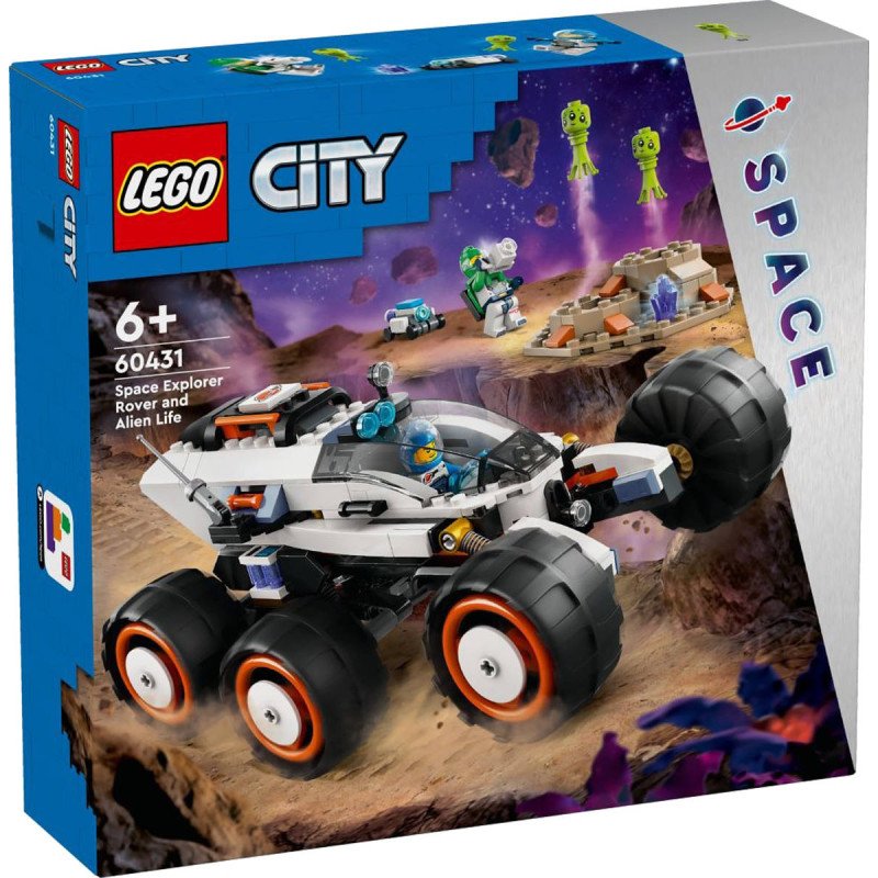 LEGO CITY Průzkumné vesmírné vozidlo a mimozemský život 60431 STAVEBNICE
