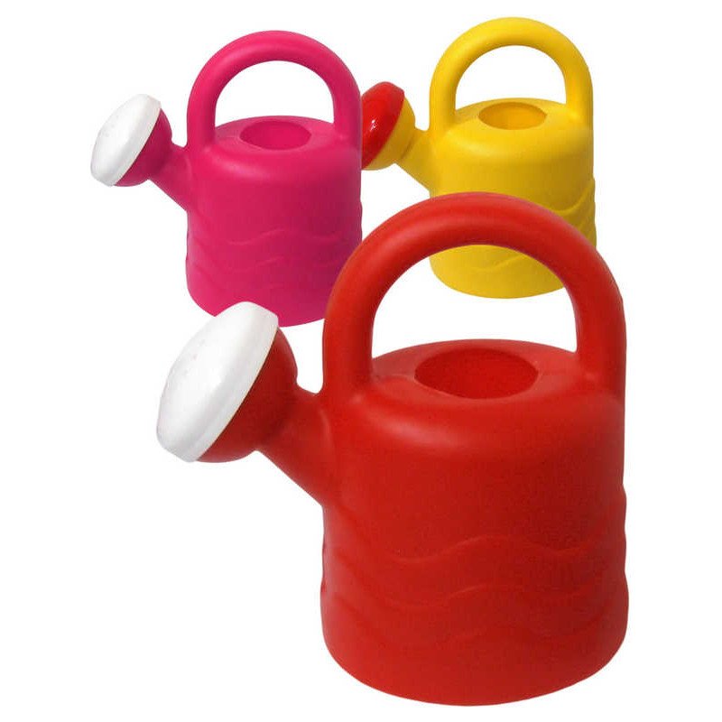 Konvička dětská plastová 16cm 0,6l s růžicí různé barvy