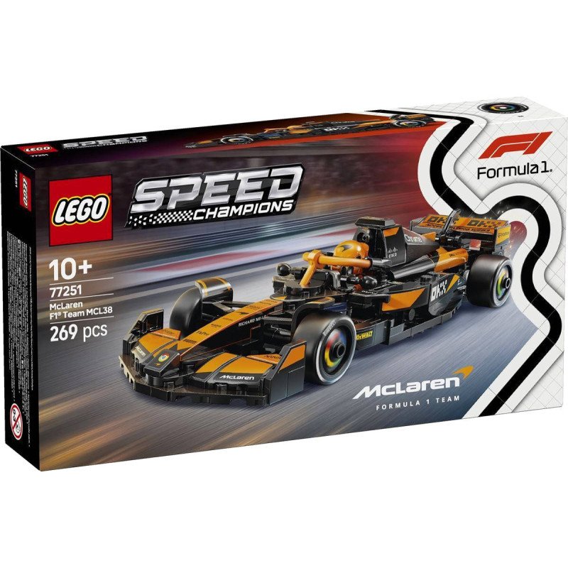 LEGO SPEED CHAMPIONS Auto McLaren F1 Team MCL38 77251 STAVEBNICE