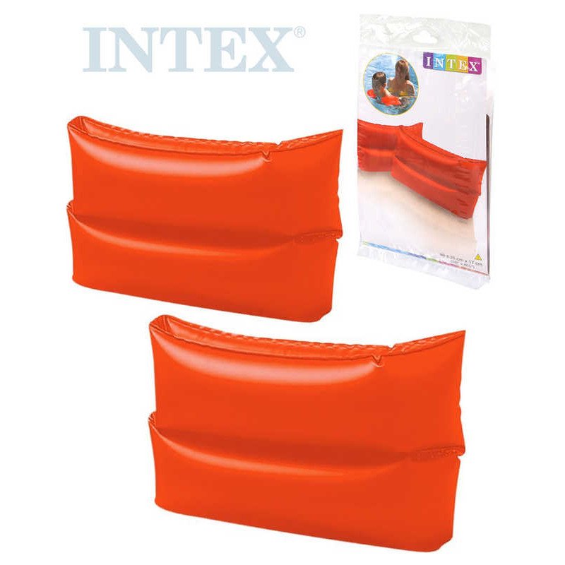 INTEX Rukávky nafukovací dětské velké 25x17cm červené do vody