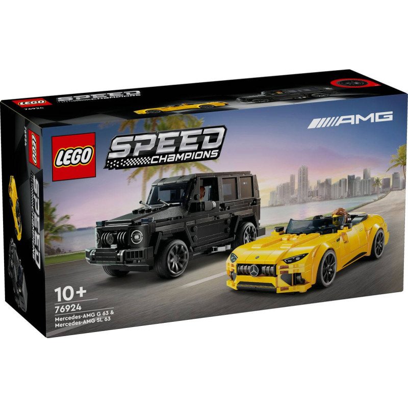 LEGO SPEED CHAMPIONS Mercedes-AMG G 63 plus AMG SL 63 76924 STAVEBNICE