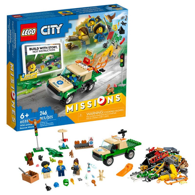 LEGO CITY Záchranné mise v divočině 60353 STAVEBNICE