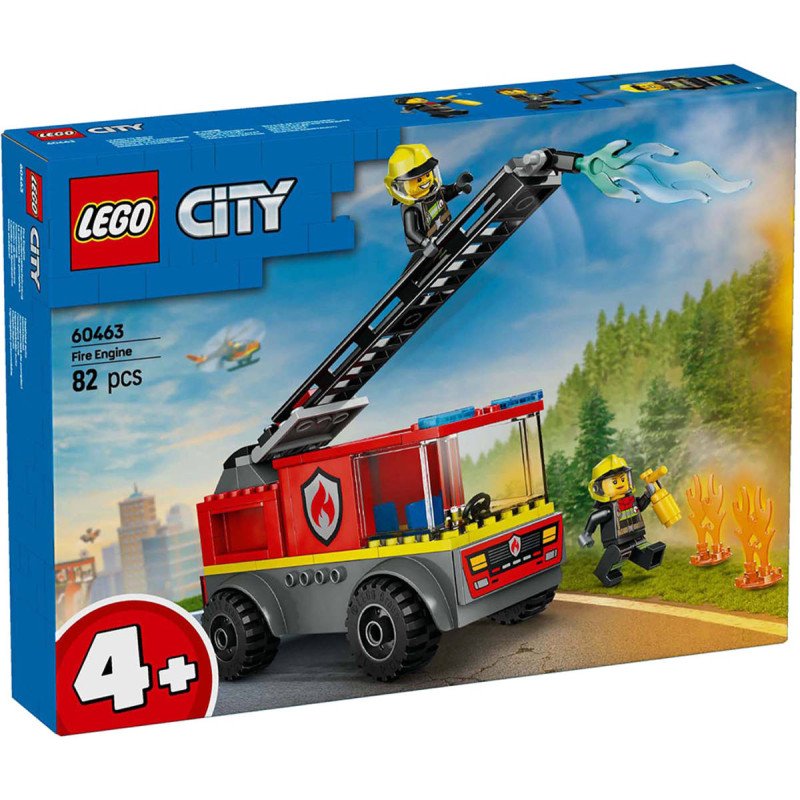 LEGO CITY Hasičské auto s žebríkem 60463 STAVEBNICE