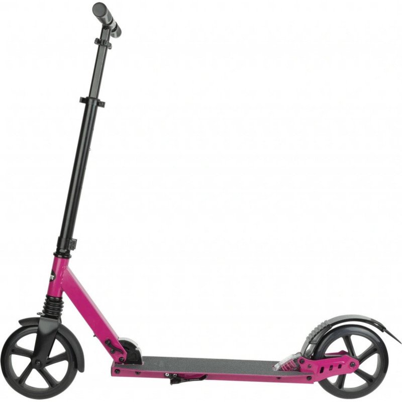 CRIVIT Koloběžka Big Wheel 8" růžová skládací s odpružením