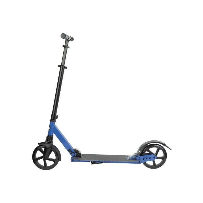 CRIVIT Koloběžka Big Wheel 8" modrá skládací s odpružením