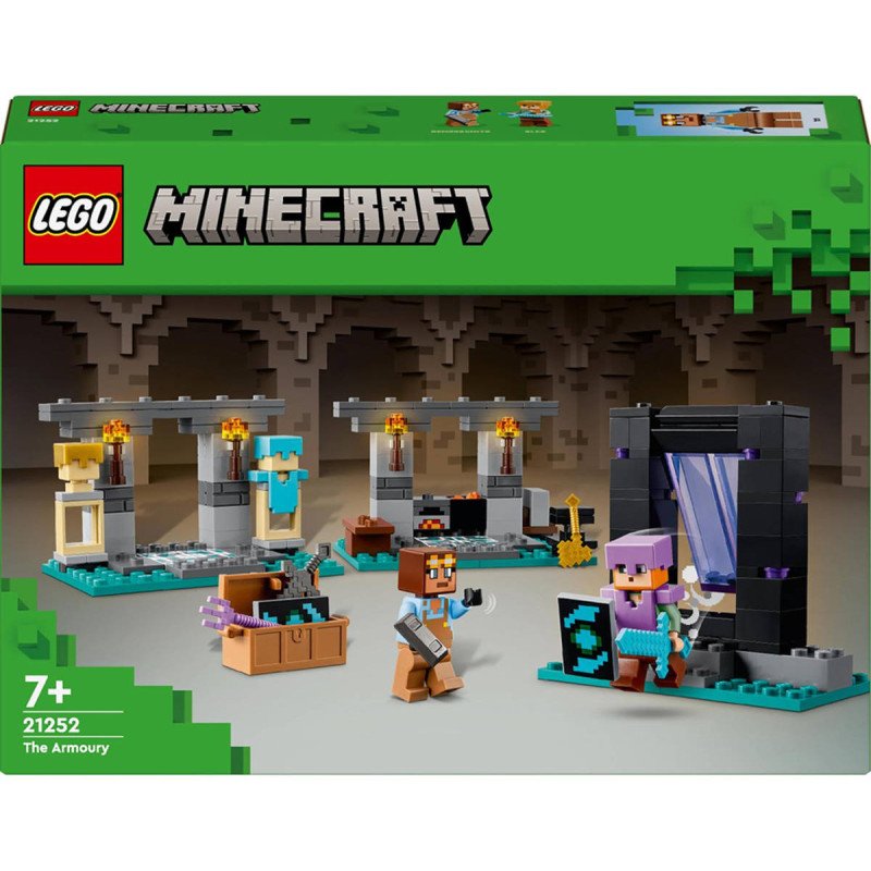 LEGO MINECRAFT Zbrojnice 21252 STAVEBNICE
