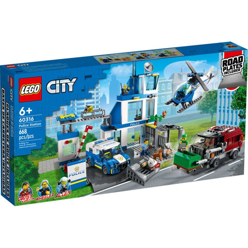 LEGO CITY Policejní stanice 60316 STAVEBNICE