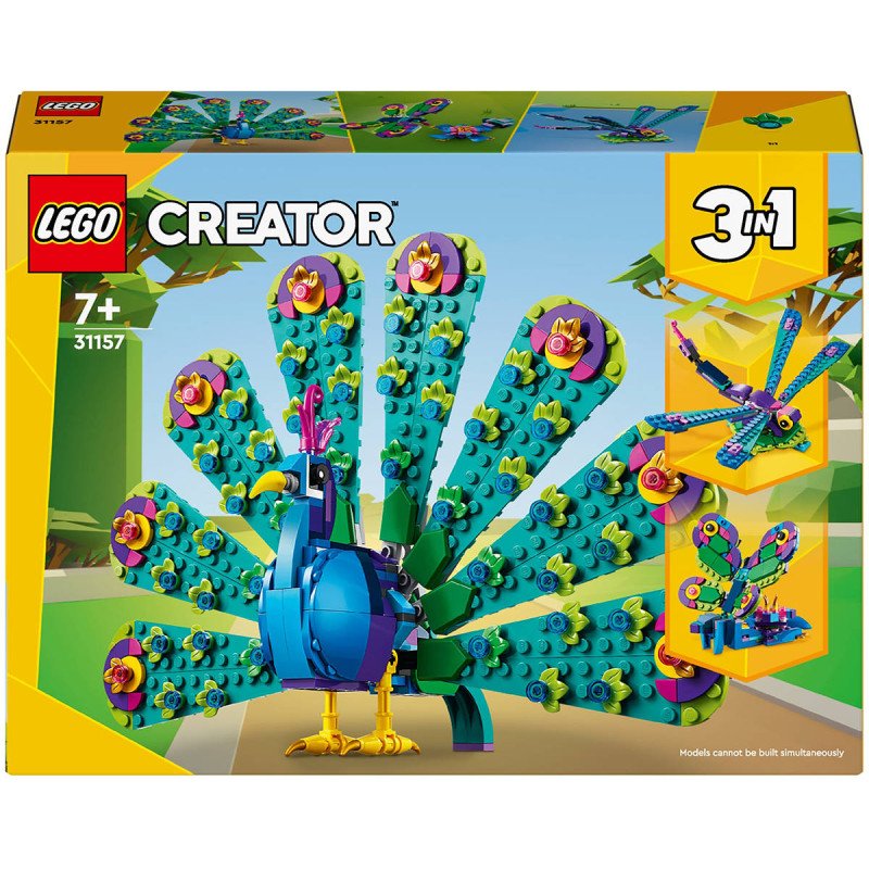 LEGO CREATOR Exotický páv 3v1 STAVEBNICE 31157