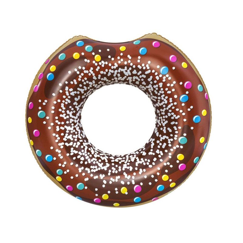 Detský veľký nafukovací kruh Bestway DONUT 107cm brown
