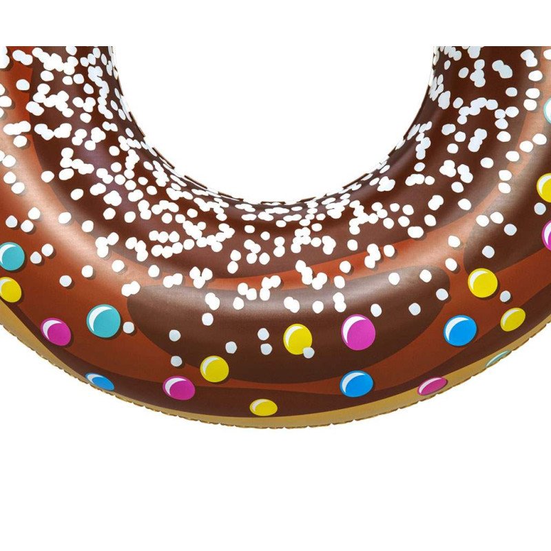 Detský veľký nafukovací kruh Bestway DONUT 107cm brown