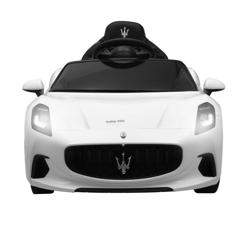 Elektrické autíčko Maserati GranTurismo Baby Mix biele