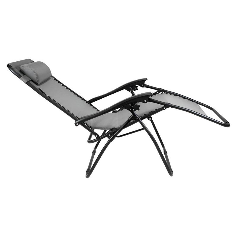 Kondela Záhradné polohovacie kreslo, svetlosivá, GERALD NEW