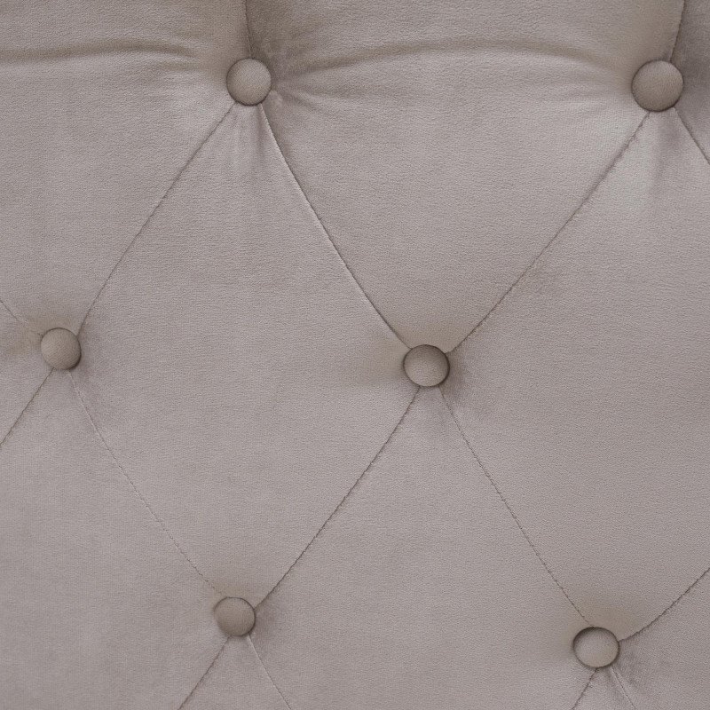 Kondela Posteľ s úložným priestorom, 180x200, sivohnedá Taupe Velvet látka, BARETO
