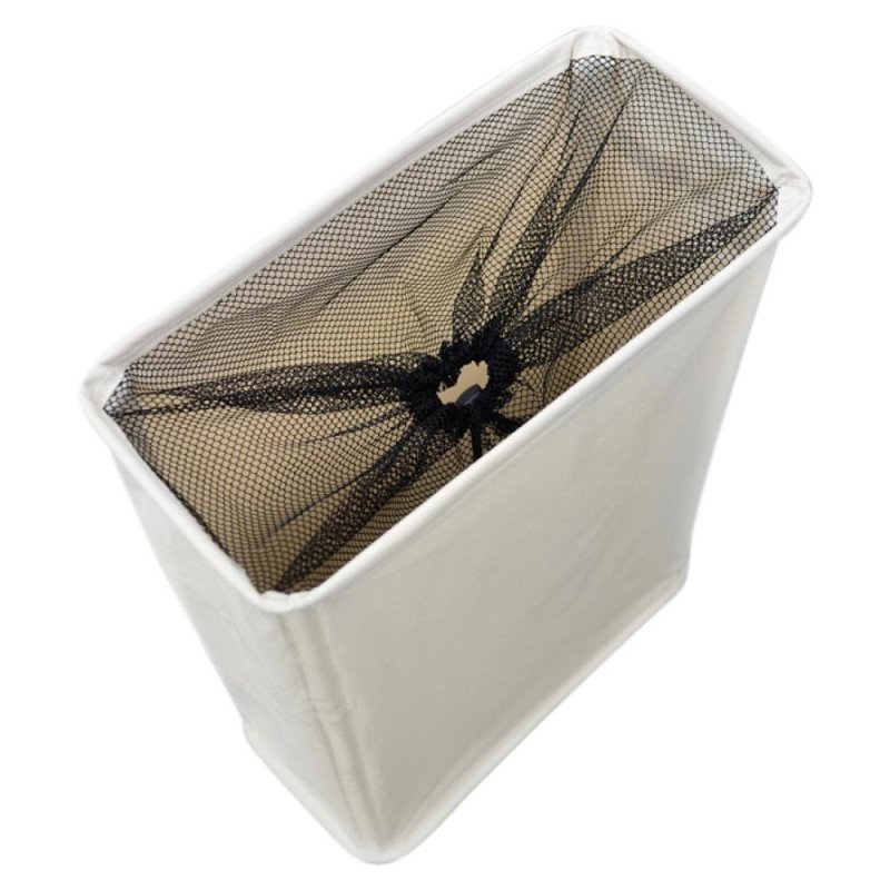 Kondela Skladací kôš na bielizeň s kolieskami, béžová, PRIOR