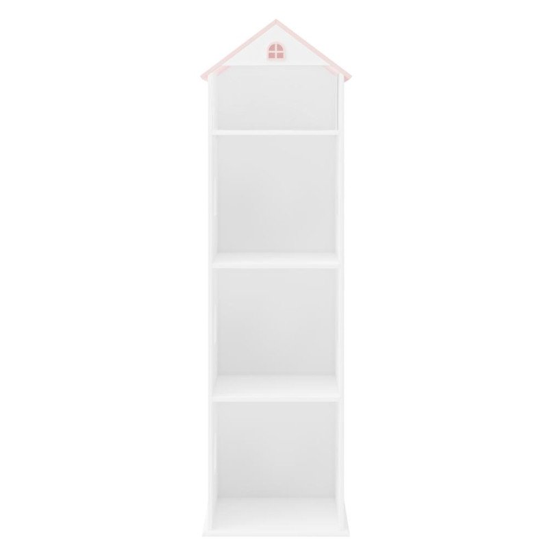 Kondela Detská knižnica, biela/ružová, MAISON TYP 2