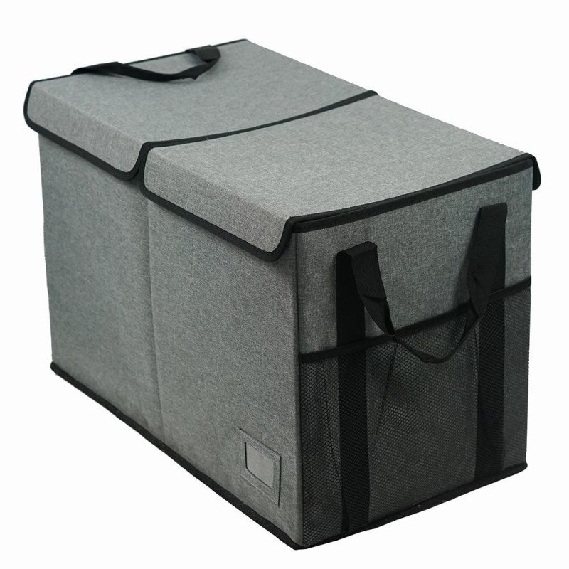 Kondela Skladací úložný box, sivá/čierna, DETER