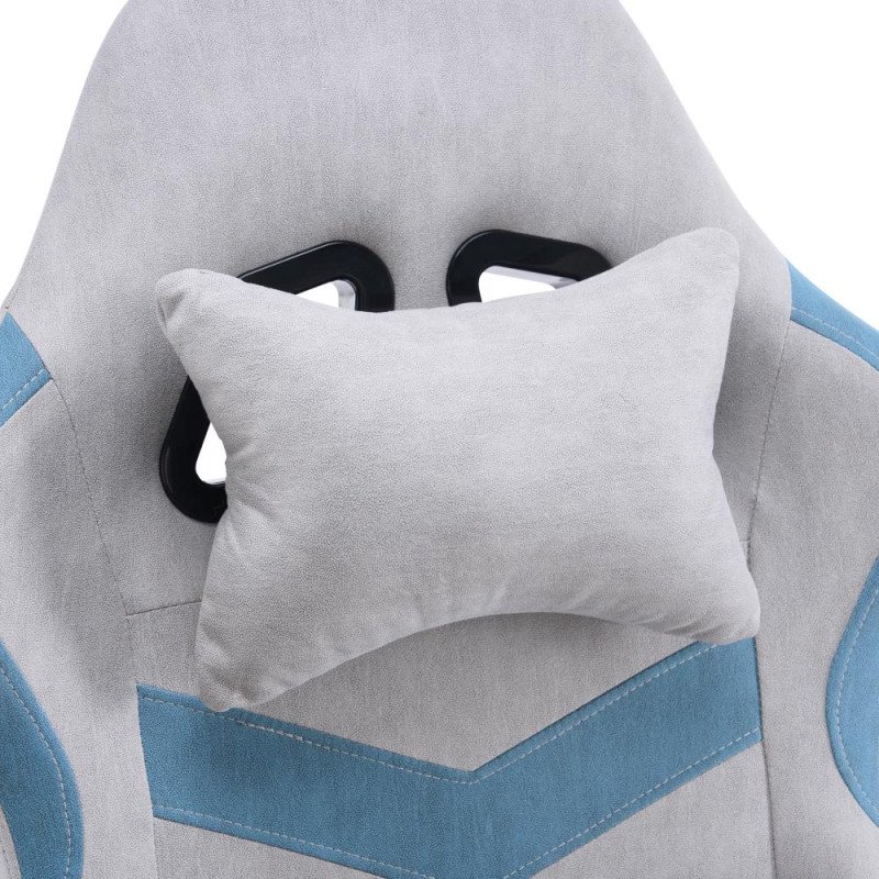 Kondela Kancelárske/herné kreslo, sivá/modrá, ZODIA