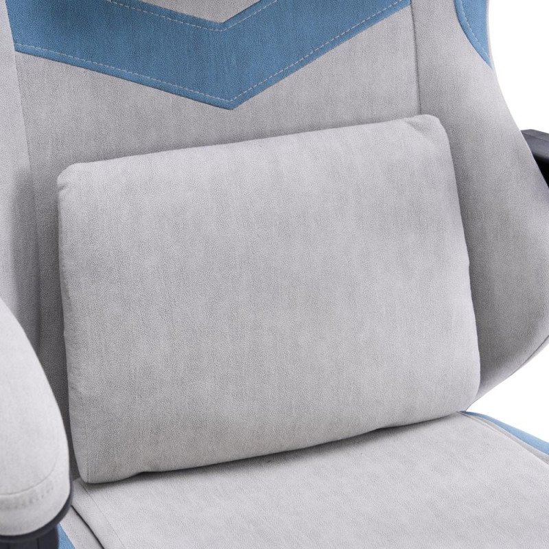 Kondela Kancelárske/herné kreslo, sivá/modrá, ZODIA